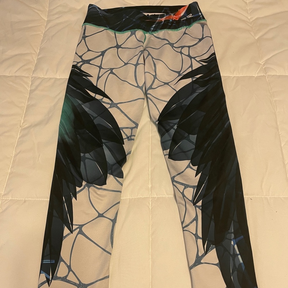 Fiber workout leggings one size excellent yoga tights